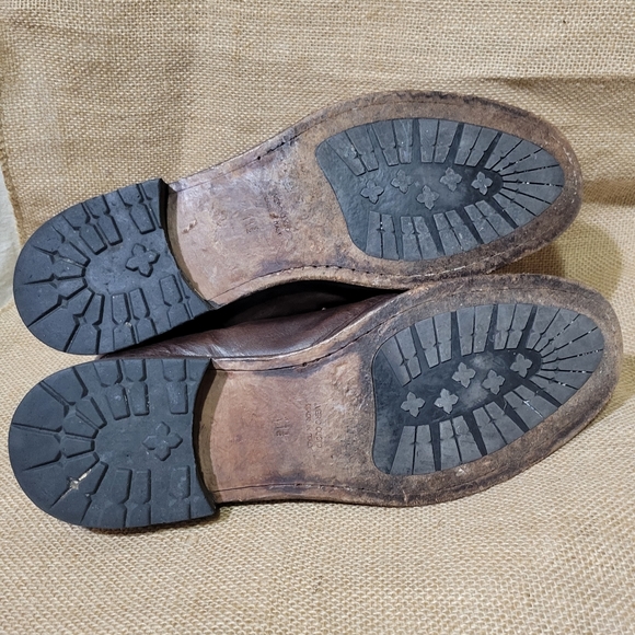 Kenneth Cole Brown Leather Rebound Lace up boot size 11.5 Made In Italy - Picture 9 of 13